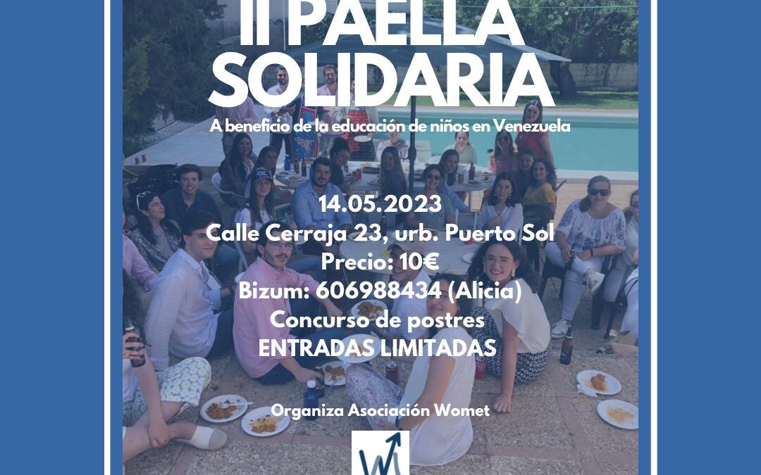 Apúntate a la II Paella Solidaria